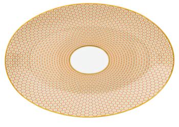 Oval dish small orange - Raynaud